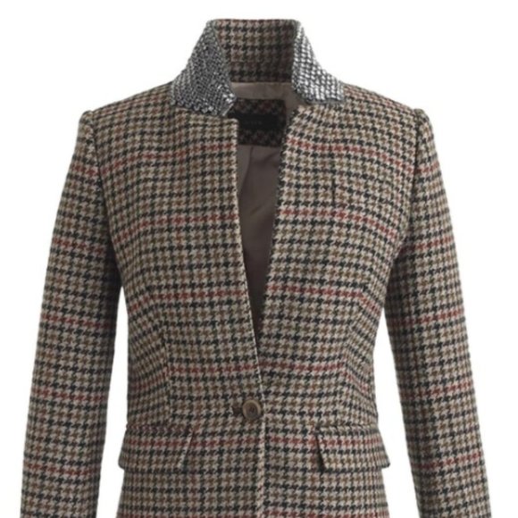 Jcrew Houndstooth Regent Jeweled Collar 